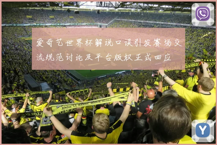 爱奇艺世界杯解说口误引发赛场交流规范讨论及平台版权正式回应